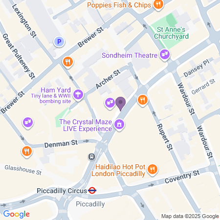  Locatie van Lyric Theatre