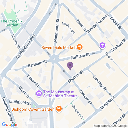  Locatie van Cambridge Theatre