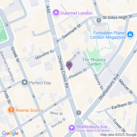  Locatie van Phoenix Theatre