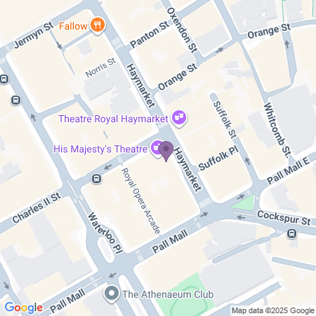  Locatie van His Majesty's Theatre