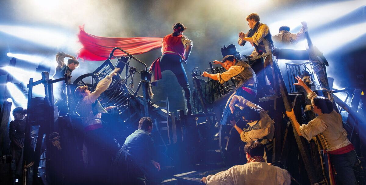 De barricaden - Les Misérables in het Sondheim Theatre